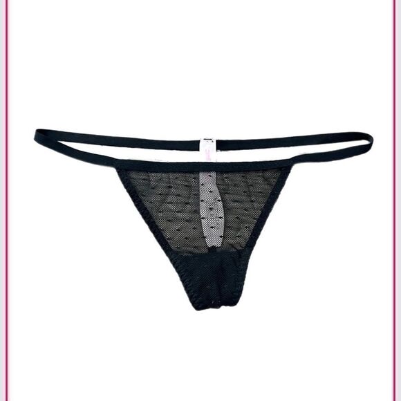 Victoria's Secret RARE Hard to find Sheer Mesh Thong Panty One Size fits all - Picture 8 of 8